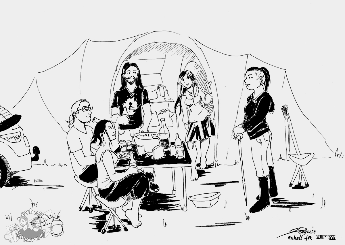 Dessin camping avec Chronicles from Utopia