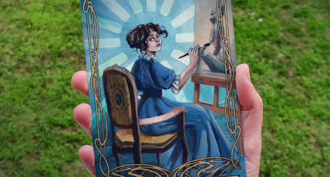 Carte de Tarot : L'Impératrice (Sophie)