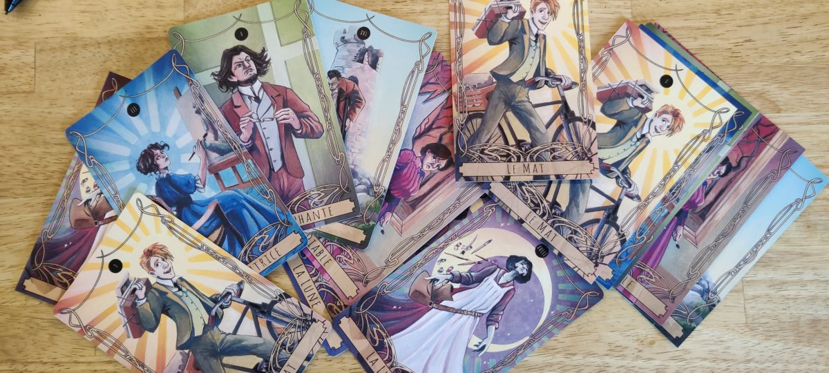 Cartes illustrées de Tarot